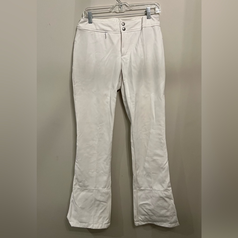 North Face, ski pants, medium, white